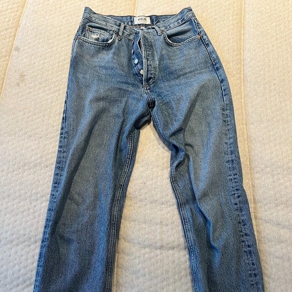 AGOLDE 90's Pinch Waist High Rise Straight Jeans - Picture 1 of 3